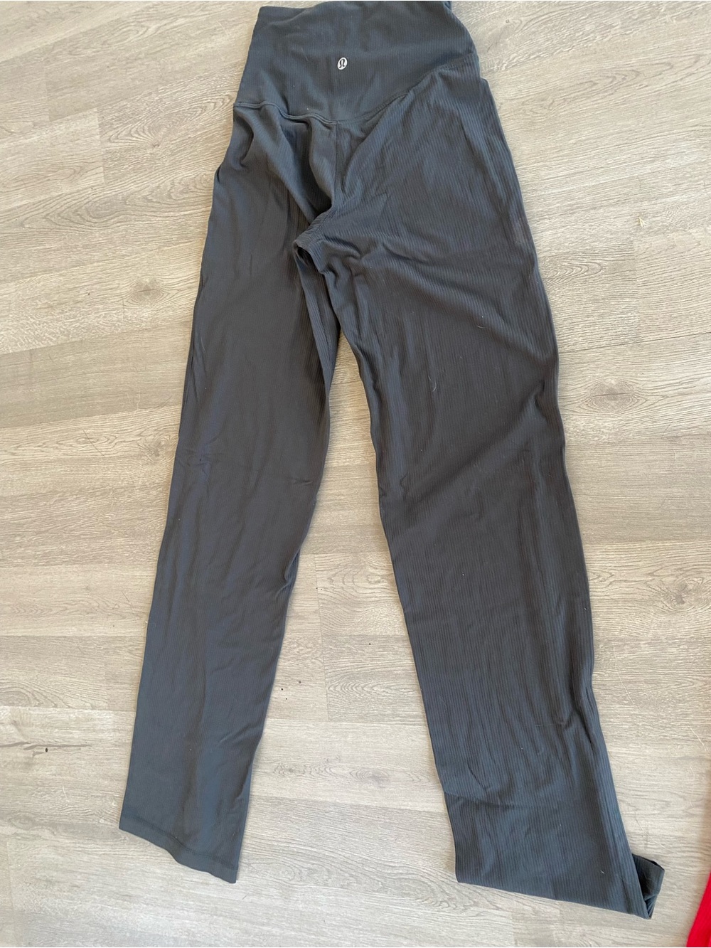lululemon athletica Black Ribbed Performance Leggings